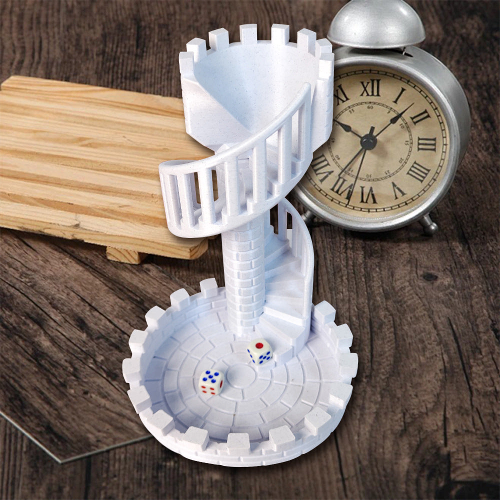 3D Printed Dice Tower – Board Game Accessory & Display Ornament 10082477408558-1