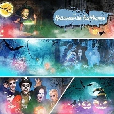 12 LED light Ultrasonic Mist Maker Fogger 9551802040622-1