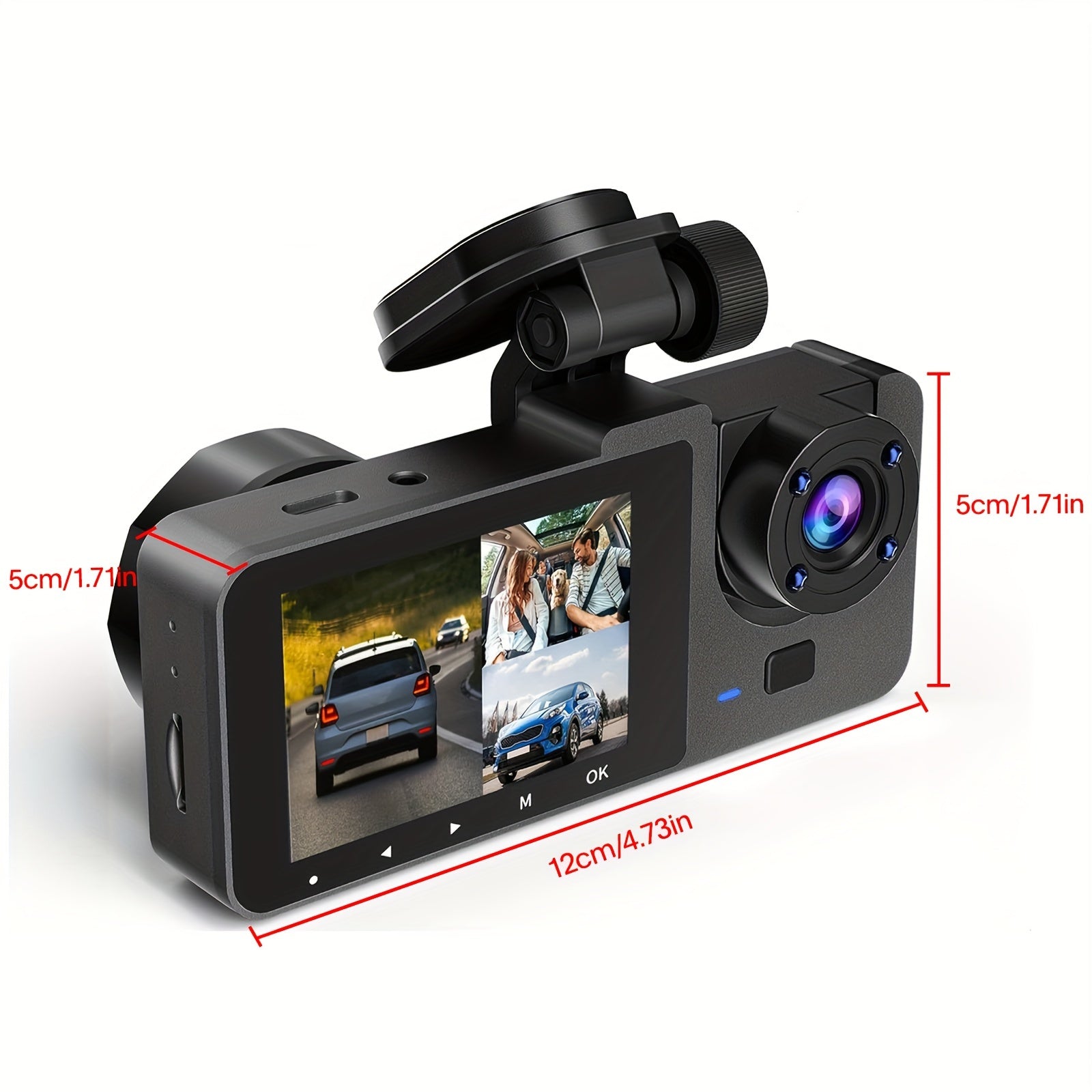 4K Car Dash Cam For Night Vision And All Day Parking 8420859281539-1