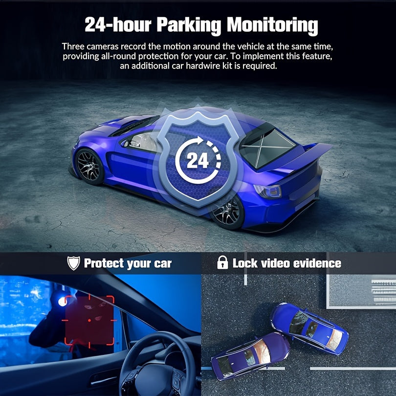 4K Car Dash Cam For Night Vision And All Day Parking 8420859281539-1