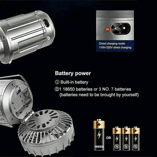 Solar LED Camping Lantern Light for Outdoor Emergency and Night Use 8495040200835-1