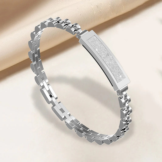 Smart Chain Bracelet for Women – Bluetooth Fitness Tracker with Activity & Wellness Features, Multi-Sport Modes for Android & iOS