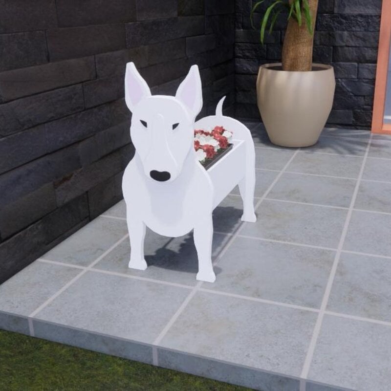 Adorable Dog Shaped Planter for Fun and Charming Garden Decor 15051841143110-1