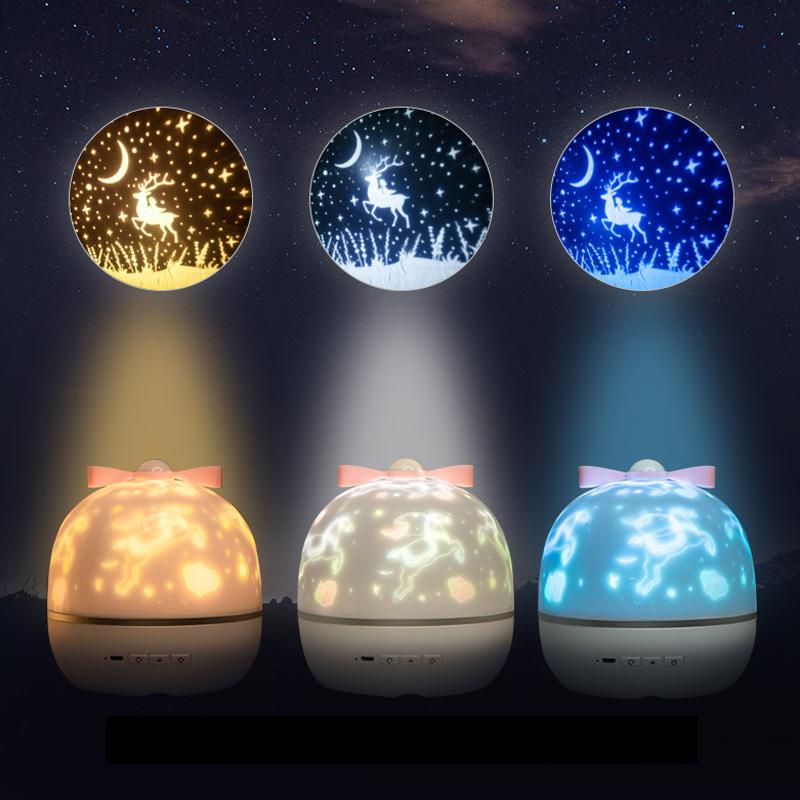 Star Projector Night Light With 6 Films And Music Function 6999860281444-1