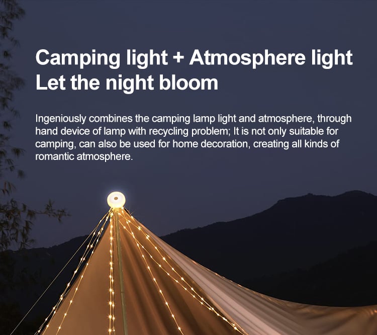 Rechargeable Multifunction Camping Lantern For Outdoor Emergency Night Lighting 8656116187417-1