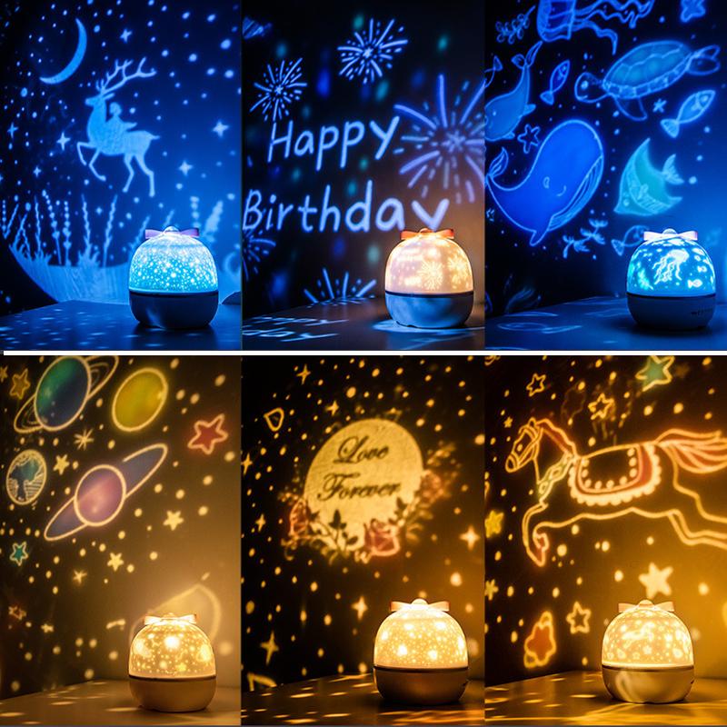 Star Projector Night Light With 6 Films And Music Function 6999860281444-1