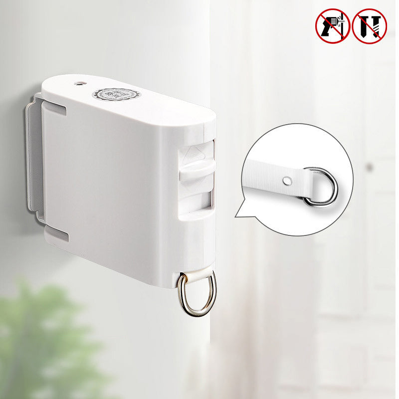 Punch Indoor Invisible Clothesline Retractable Rope For Hanging Laundry 6850484961380-1