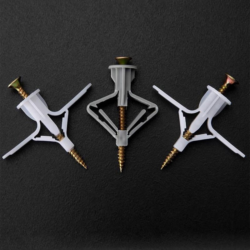 Wall Anchor For Securing Screws Firmly Without Drilling Complicated Holes 15129627623750-1
