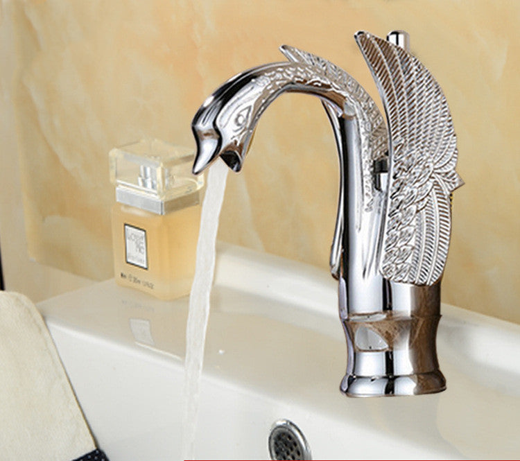 Washbasin Faucet Antique Copper Faucet Bathroom Hand Stand 9004873711918-1