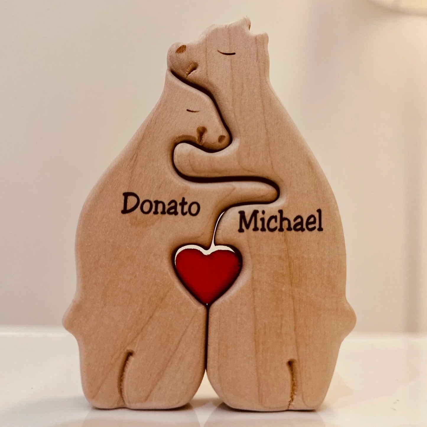 Wooden Family Puzzle for Heartwarming Home Décor and Meaningful Gift 15089197515078-1