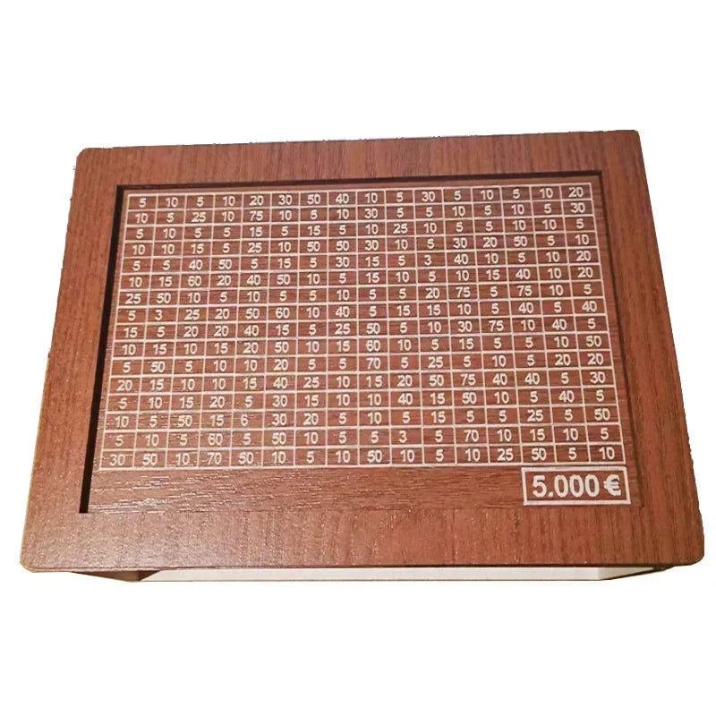 Wooden Savings Box for Smart Money Tracking and Daily Motivation 15089492656454-1