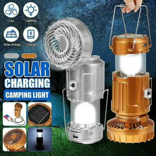 Solar LED Camping Lantern Light for Outdoor Emergency and Night Use 8495040200835-1