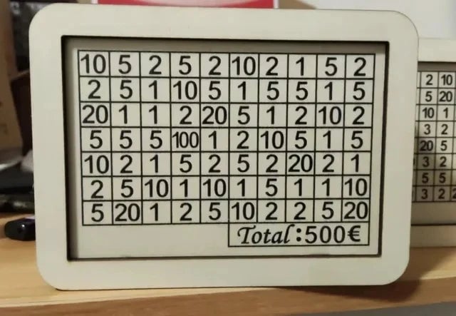 Wooden Savings Box for Smart Money Tracking and Daily Motivation 15089492656454-1