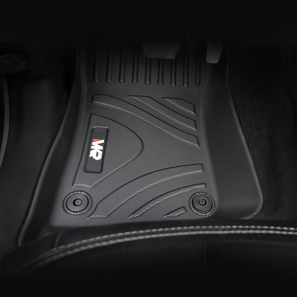 MKR Non-Slip Durable TPE ECO Car Floor Mat Compatible With Jeep Wrangler JL 4xe Not For 2 Door 3 PCS 8995462480092-1