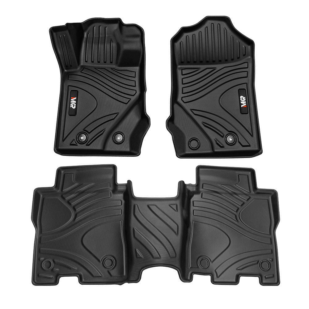 MKR Car Floor Mats Ford Bronco 3D TPE All-Weather Floor Mats - Full Set Interior Car Accessories All-Weather 8995461759196-1