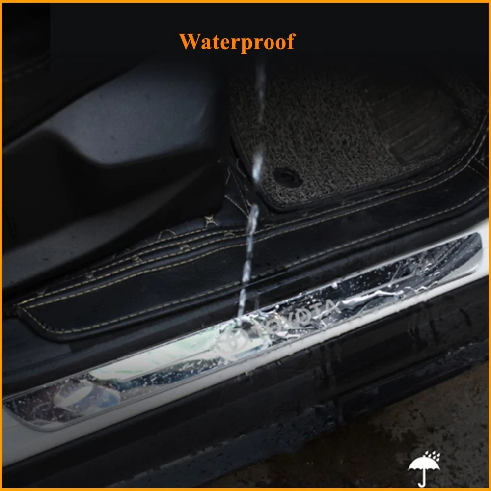 Illuminated Car Door Sill Protector With Automatic Light Activation Feature 8670976672025-1