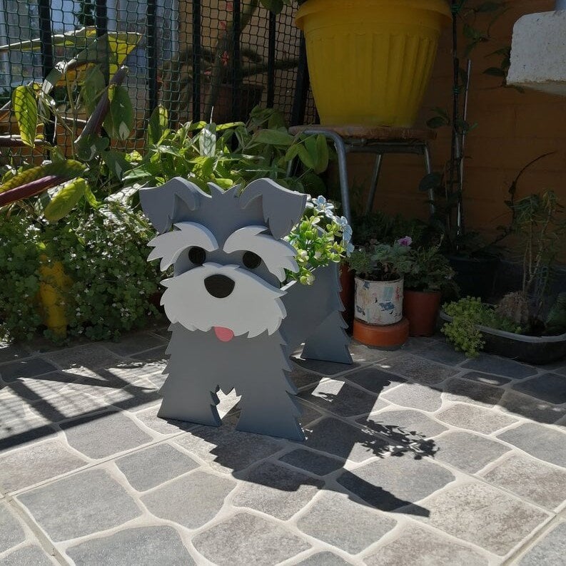 Adorable Dog Shaped Planter for Fun and Charming Garden Decor 15051841143110-1