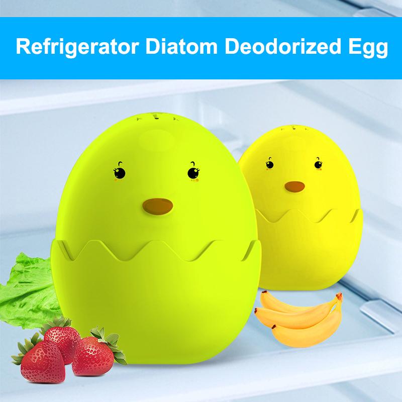 Reusable Refrigerator Diatom Deodorized Egg For Fresh Clean Odor Removal 6851477733476-1