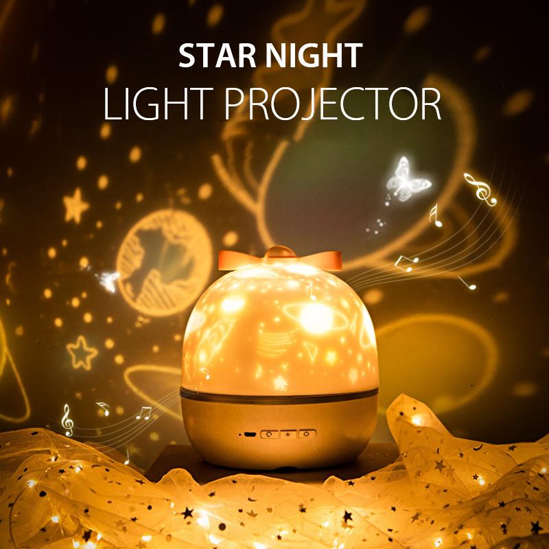 Star Projector Night Light With 6 Films And Music Function 6999860281444-1