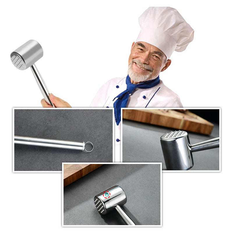 Stainless Steel Tenderizer Meat Hammer 6851433529444-1