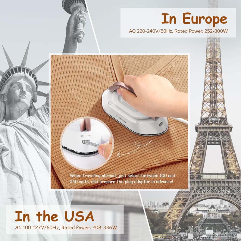 Travel Iron With Dual Voltage 7782141755492-1