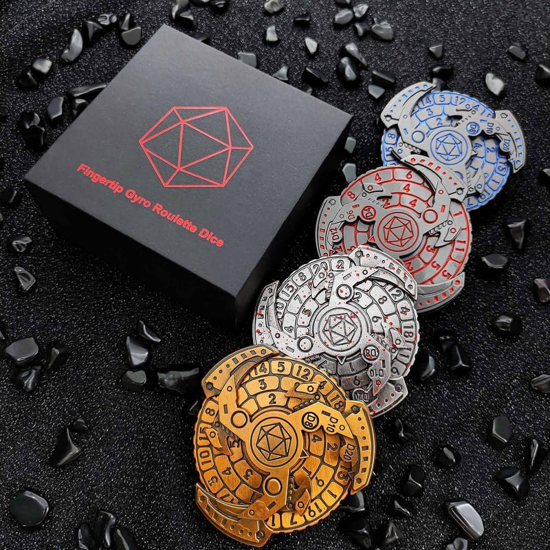 Spinning Metal Dice Adds Fantasy Fun For Dungeons And Dragons Fans 8453455773827-1