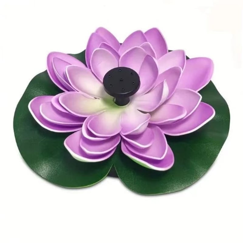 Solar Lotus Fountain for Peaceful and Beautiful Garden Decoration 15051872633158-1