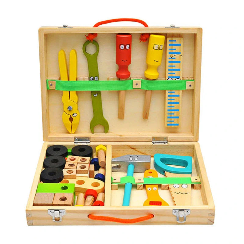 Wooden Tool Set for Kids’ Creative Building and Fine Motor Skills 10789009162574-1