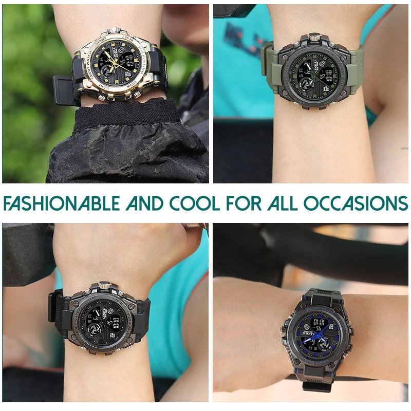 30m Waterproof Premium Men's Sports Watch - Smart and Stylish Smart Waterproof Function Watch 9795113484590-1