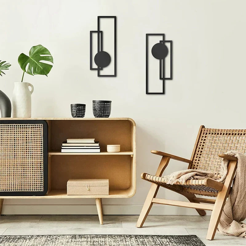 Nordic Iron Silhouette Wall Hanging Set 14815612010822-1