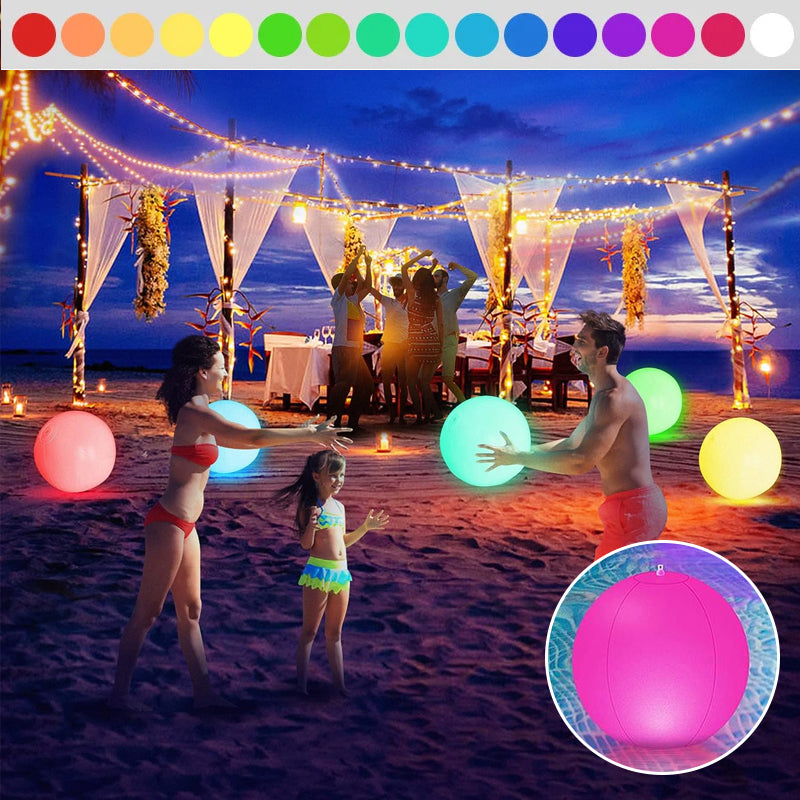 Inflatable Waterproof Led Pool Ball With Remote For Outdoor Decoration 14967305994566-1