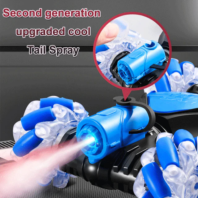 Remote Control Stunt Car 360° Spins Gesture Durable Rechargeable Toy 14899008307526-1