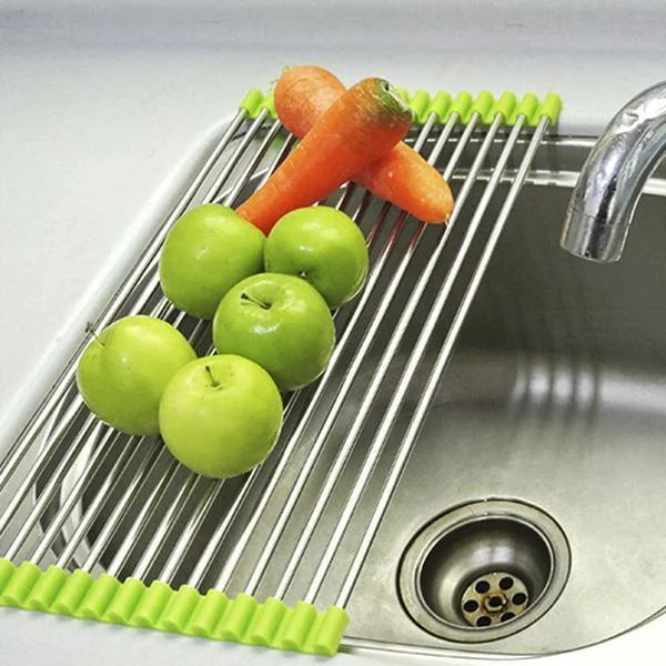 Roll-Up Dish Drying Rack for Kitchen Organization and Easy Storage 15089486561606-1
