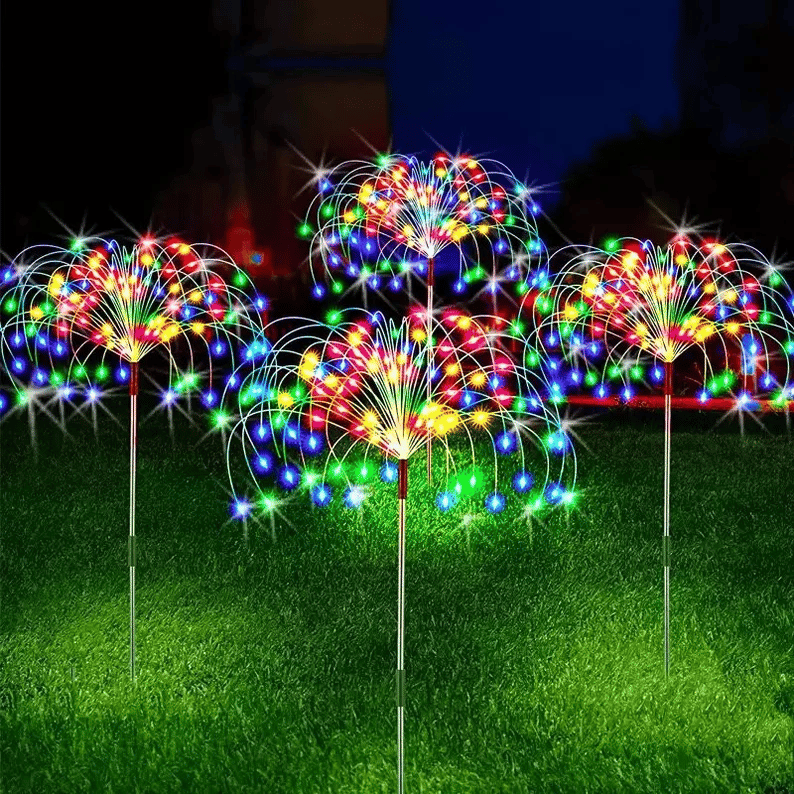 Solar Firework String Lights | 90 LED | Waterproof IP65 | Garden & Outdoor Decoration | 95cm 15170507997510-1