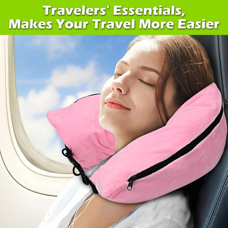 Soft Travel Neck Pillow for Comfortable Rest Anywhere 15051794940230-1