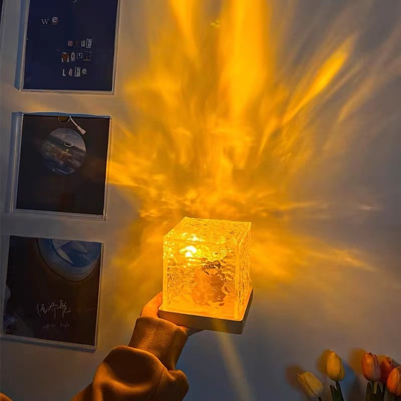 Water Wave Lamp Touch Rechargeable Remote Crystal Ambient Lighting 8848211935534-1