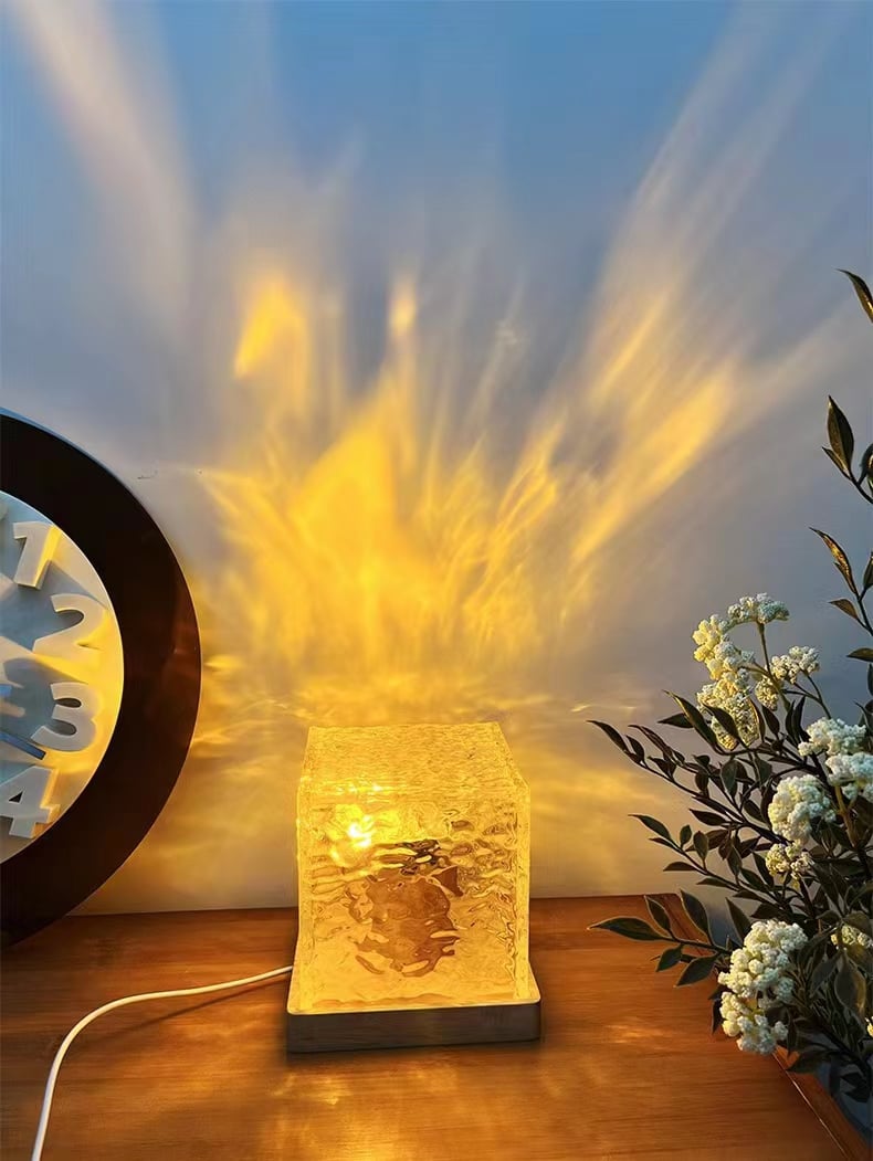 Relaxing Water Wave Projection Lamp For Bedroom Night Ambience 8736381075737-1