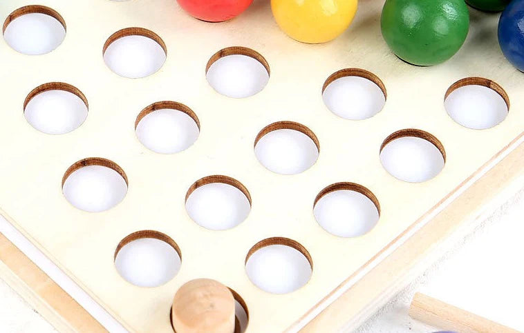 Wooden Pearls – Build and Connect with Rainbow Beads