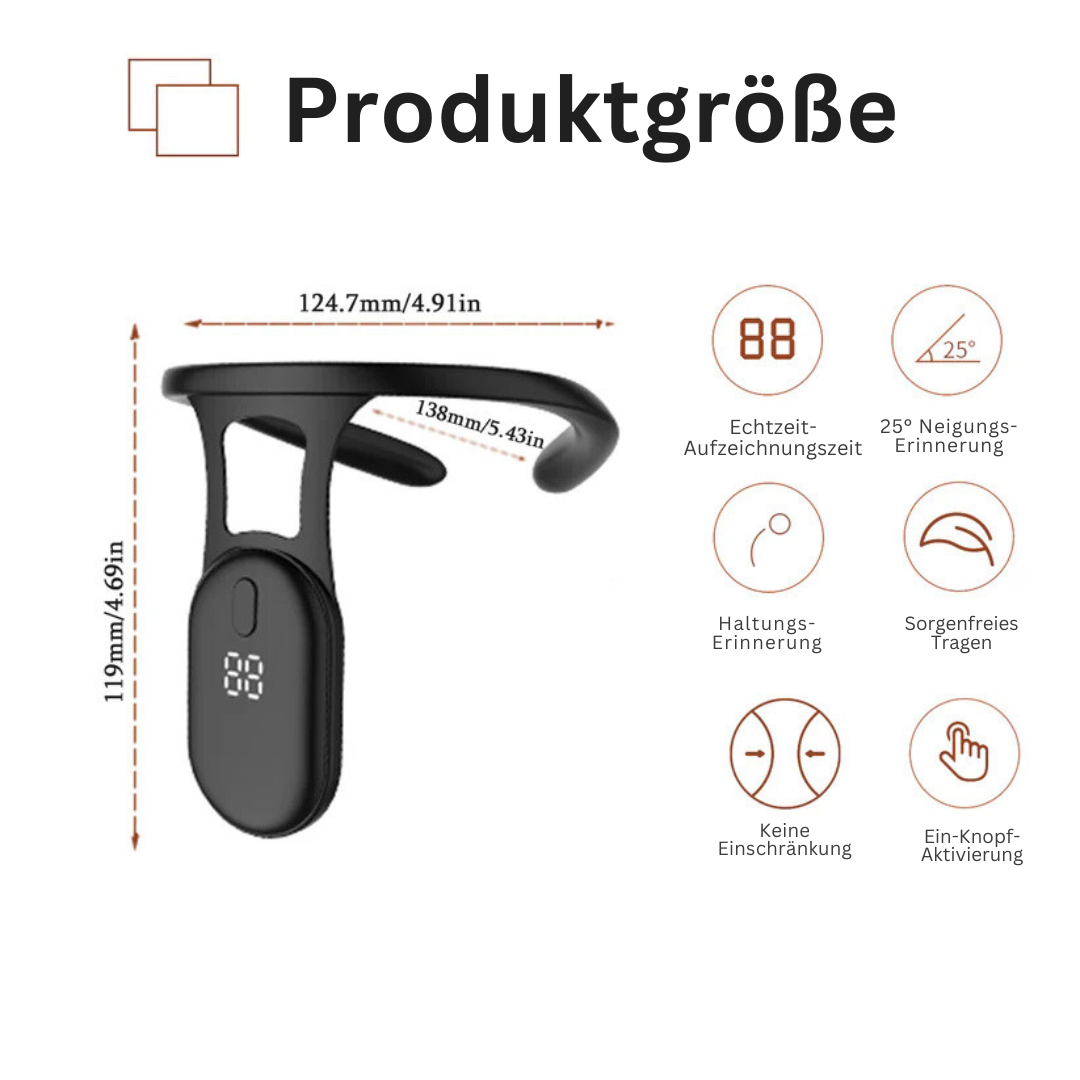 Spine Align Smart Posture Corrector Device Neck and Back Pain Relief 14905433850182-1