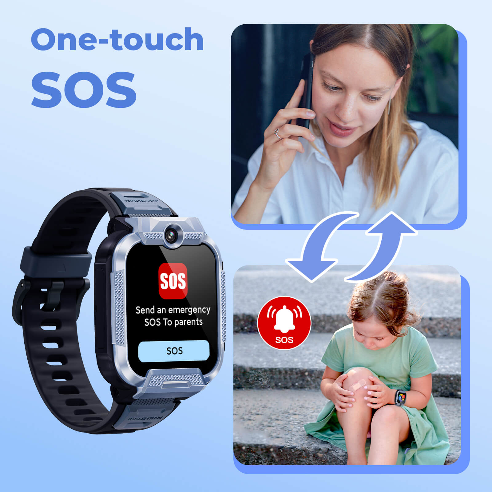 Kids Z5 Smartwatch – Smart Learning Watch with Camera and Games 7922055970996-1
