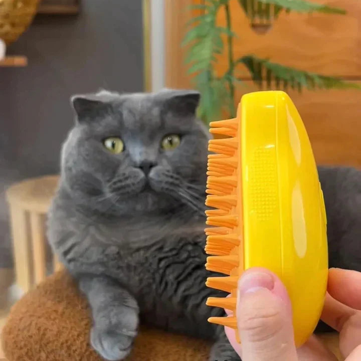 Steam Cat Grooming Brush With Nano Mist Spray For Fur Care 14952906522950-1