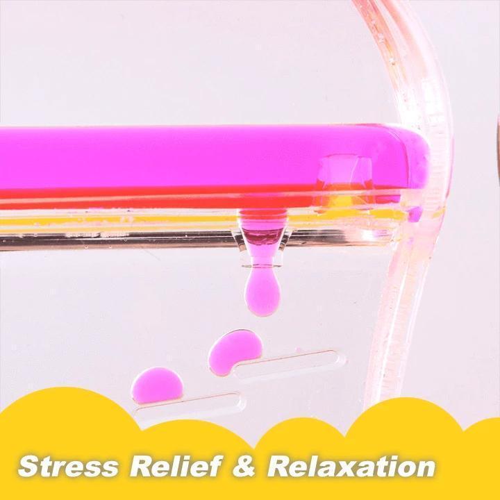Zigzag Motion Liquid Bubbler Toy For Stress Relief And Relaxation 6851488809060-1