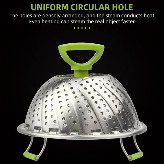 Stainless Steel Vegetable Steamer Basket 9551806267694-1