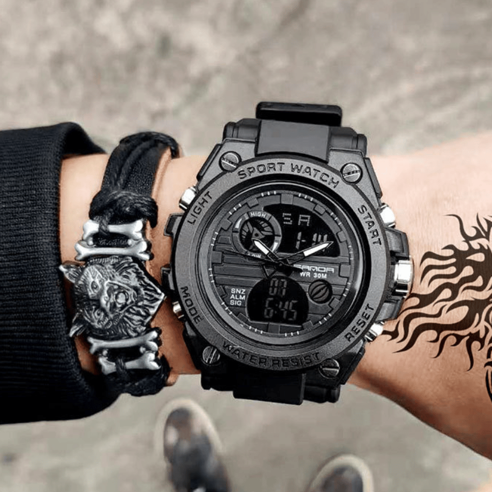 30m Waterproof Premium Men's Sports Watch - Smart and Stylish Smart Waterproof Function Watch 9795113484590-1