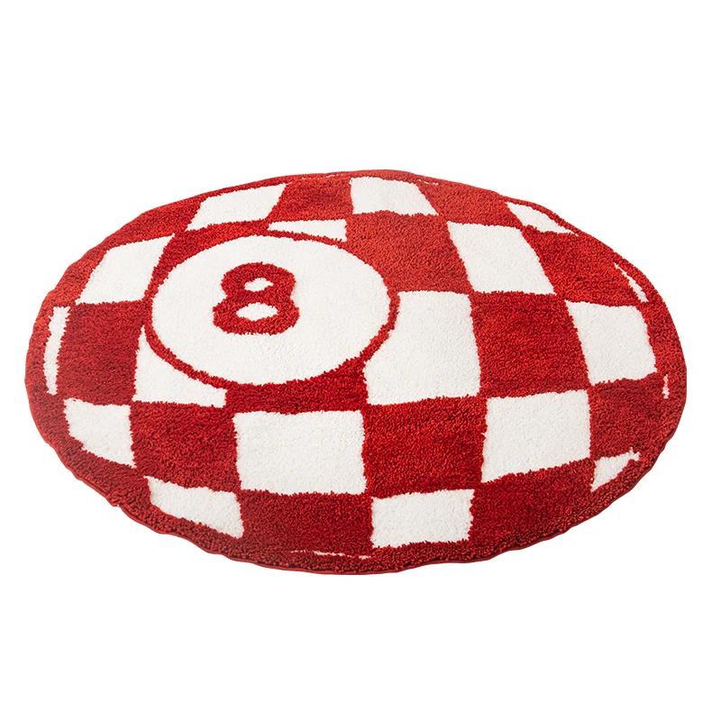 Billiards 8 Ball Tufted Area Rug 14815610175814-1