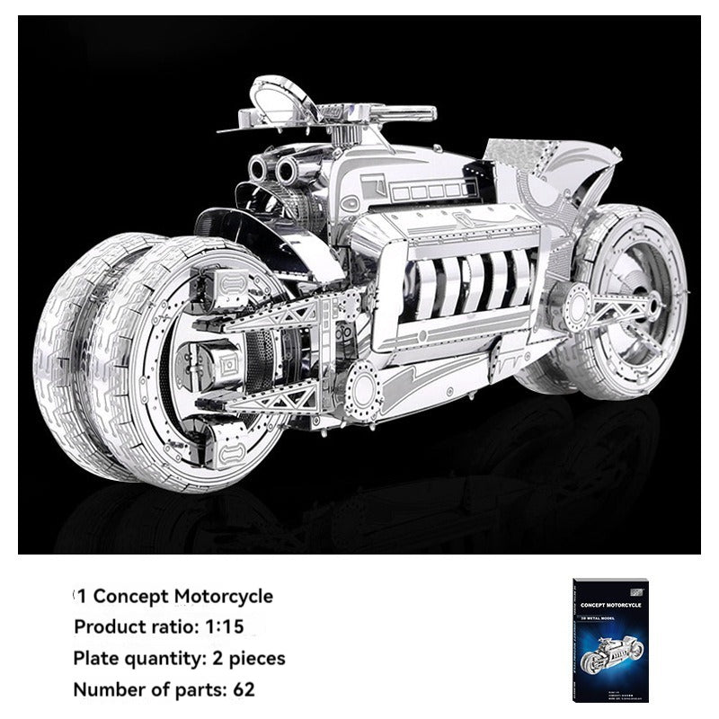3D Metal Puzzle Motorcycle Model Kit For Creative Assembly Display 8971310956846-1