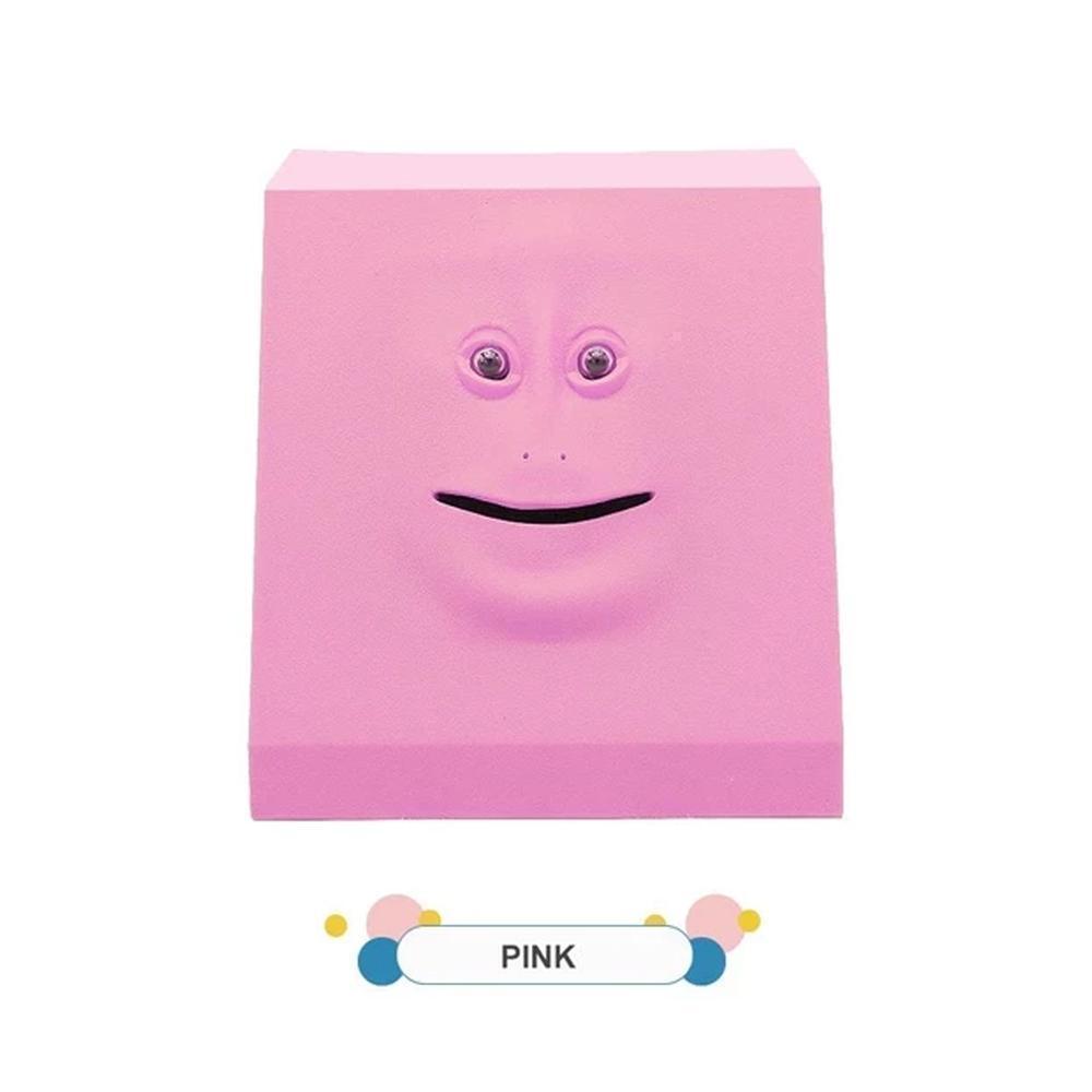 Interactive Funny Face Coin Bank For Kids Saving Money Education 6851975708772-1