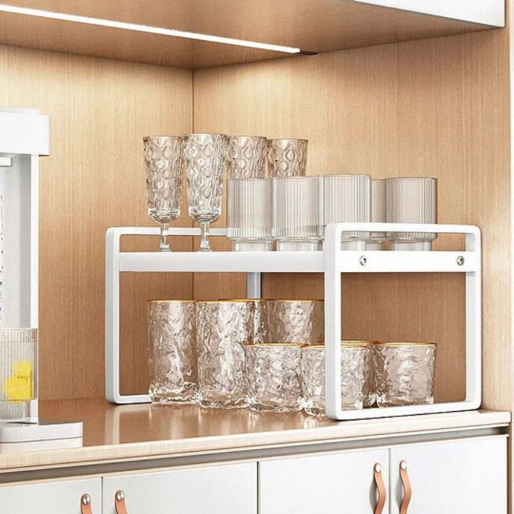 TidyShelf Adjustable Kitchen Rack for Organized and Space-Saving Storage 15002529726790-1