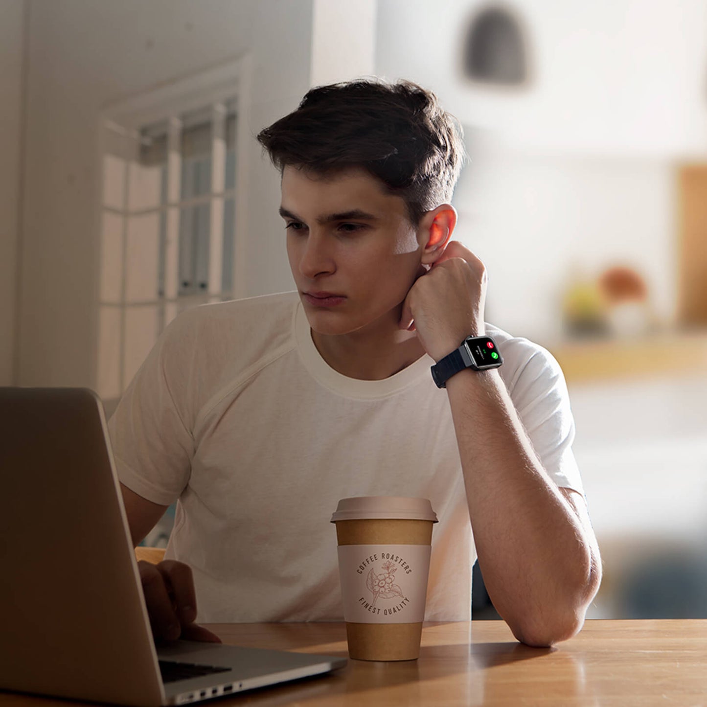 Smartwatch – Elegant Rectangle Display with Smart Health Functions 7937481212084-1