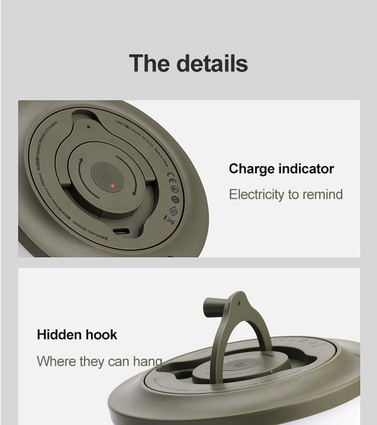 Rechargeable Multifunction Camping Lantern For Outdoor Emergency Night Lighting 8656116187417-1